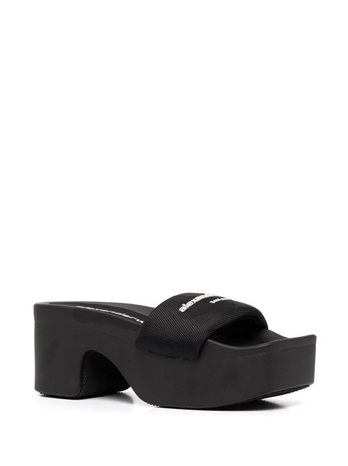 SLIPPERS WITH AW PLATFORM IN NYLON Alexander Wang | 30322S020001